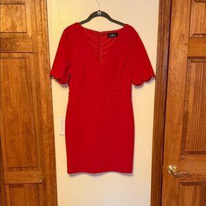 Lulu's Bold Red Mini Dress